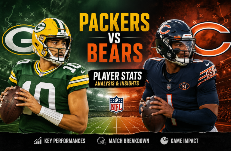 Green Bay Packers vs Chicago Bears Match Player Stats
