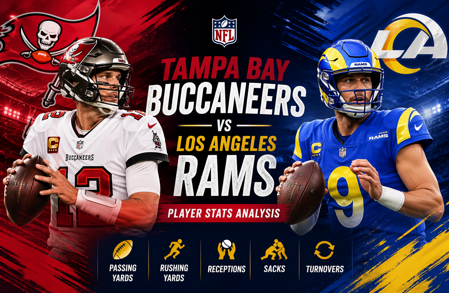 Tampa Bay Buccaneers vs Los Angeles Rams Match Player Stats