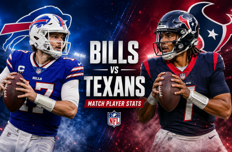 Buffalo Bills vs Houston Texans Match Player Stats