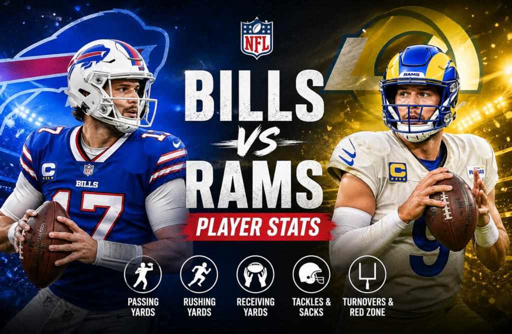 Buffalo Bills vs Los Angeles Rams Match Player Stats