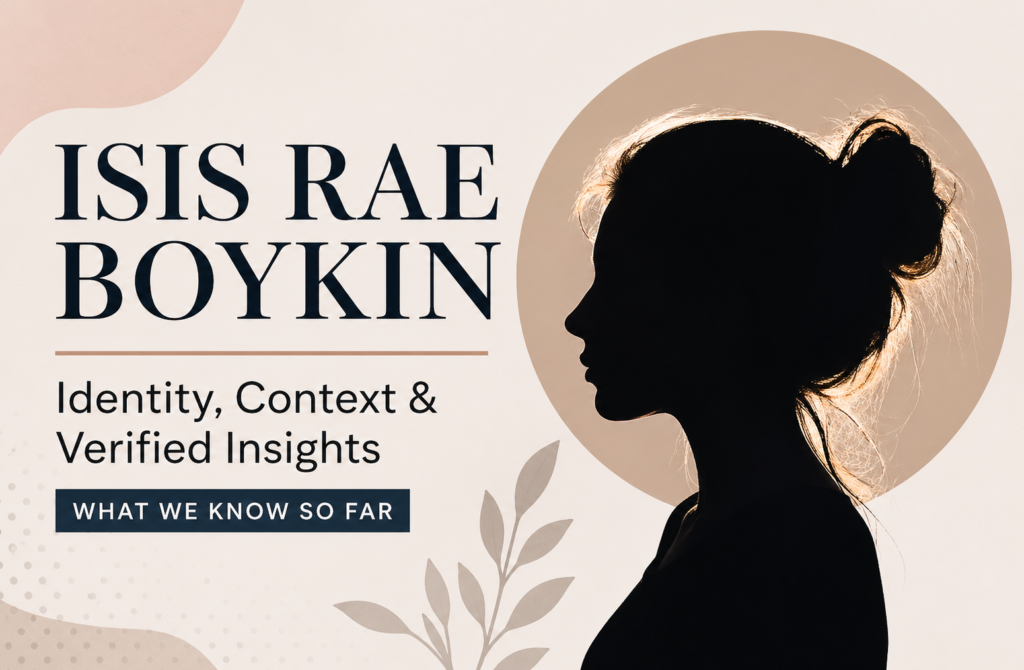 Isis Rae Boykin: Identity, Context, and Verified Insights