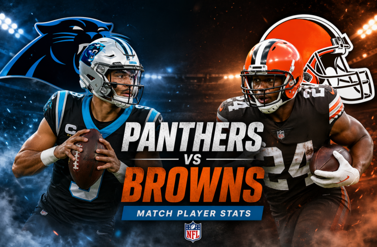 Carolina Panthers vs Cleveland Browns Match Player Stats