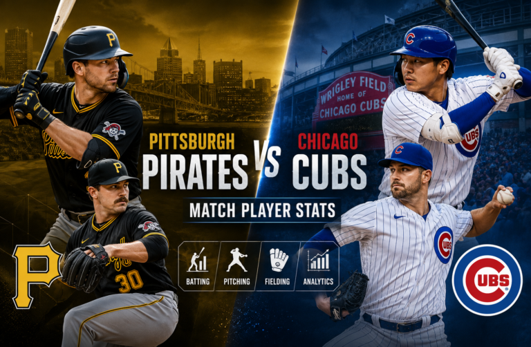 Pittsburgh Pirates vs Chicago Cubs Match Player Stats