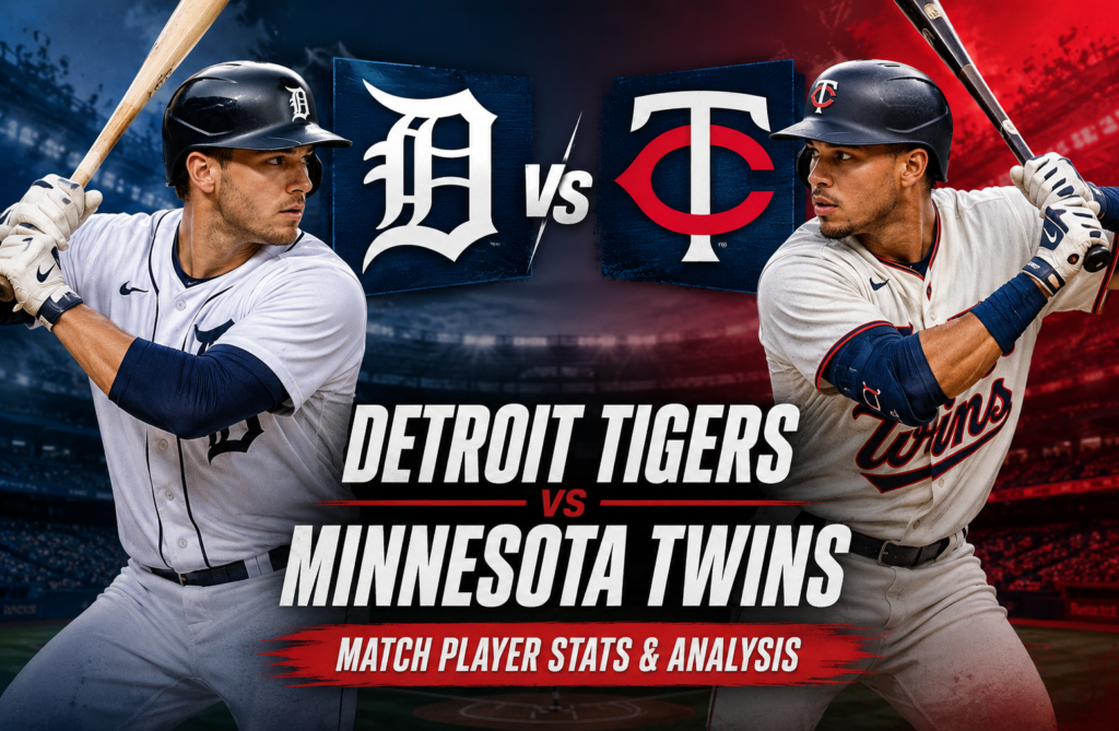 Detroit Tigers vs Minnesota Twins Match Player Stats