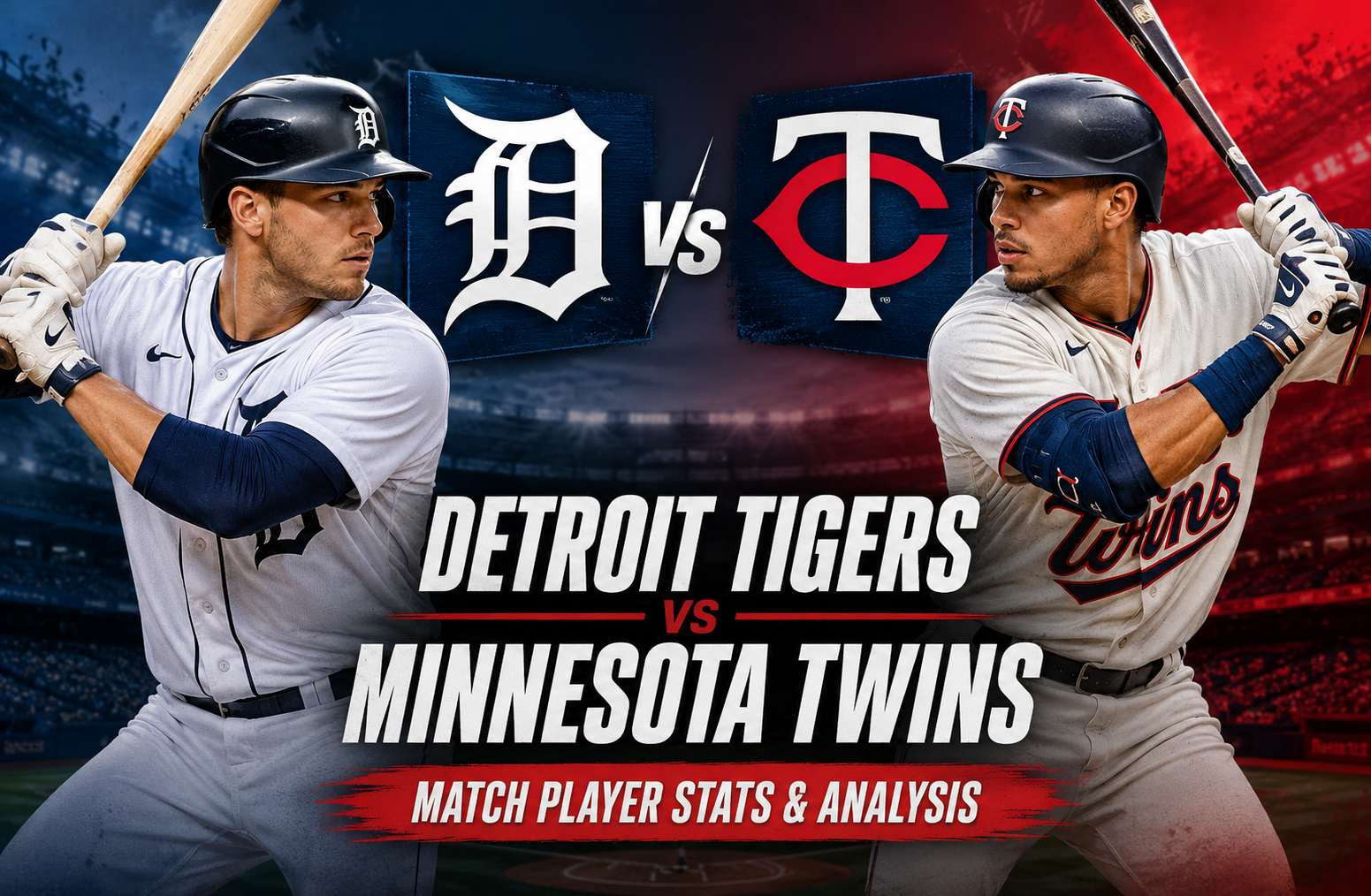 Detroit Tigers vs Minnesota Twins Match Player Stats