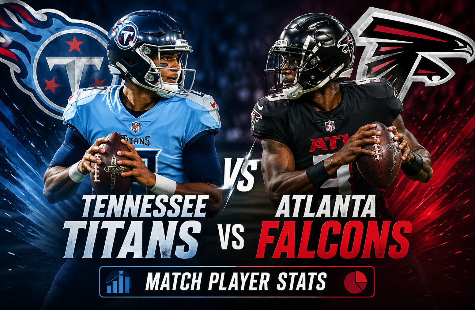 Tennessee Titans vs. Atlanta Falcons Match Player Stats