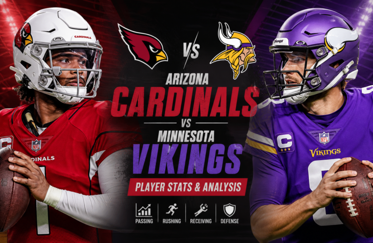 Arizona Cardinals vs Minnesota Vikings Match Player Stats