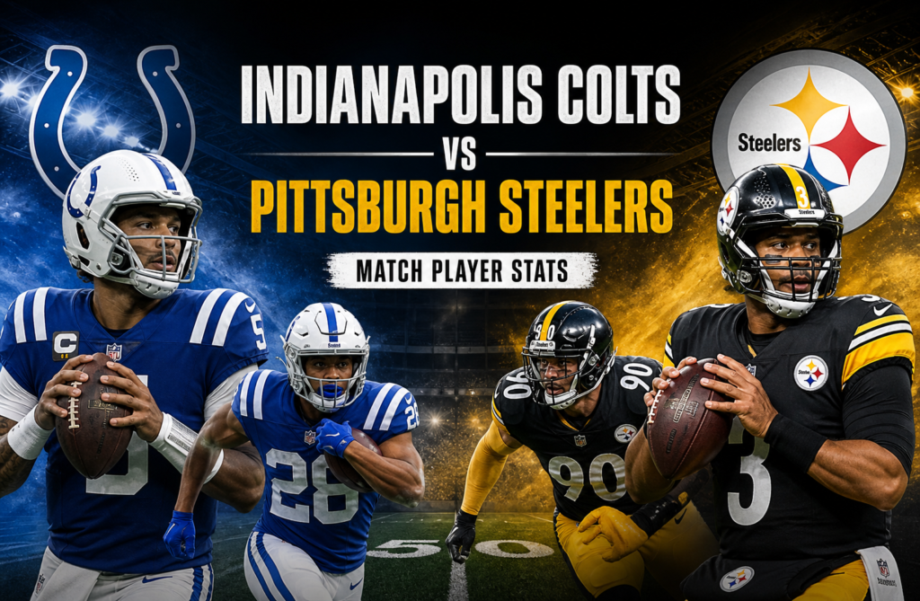 Indianapolis Colts vs Pittsburgh Steelers Match Player Stats