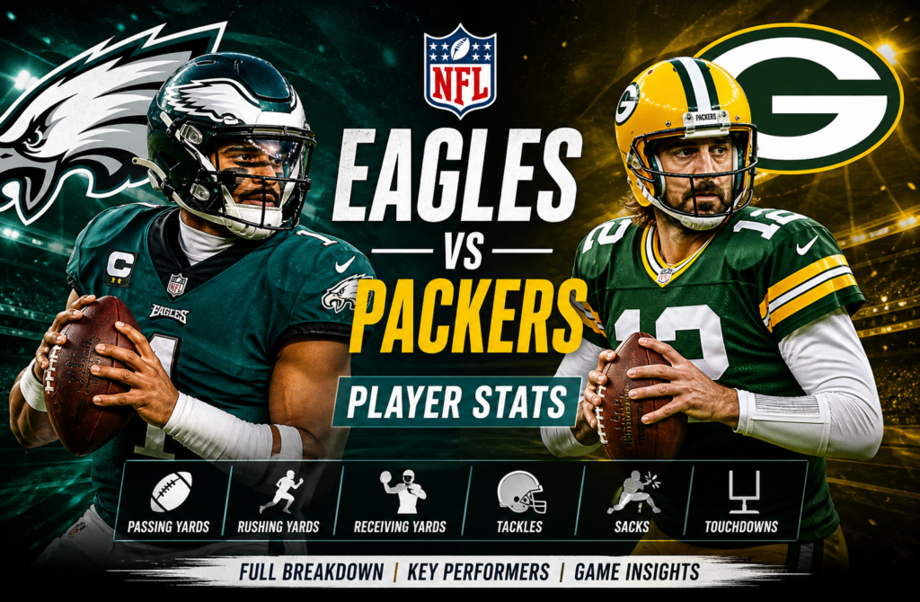 Philadelphia Eagles vs Green Bay Packers Match Player Stats