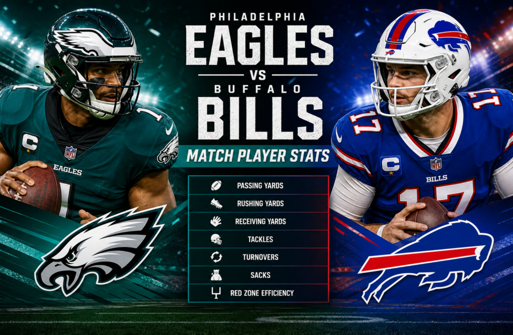 Philadelphia Eagles vs Buffalo Bills Match Player Stats